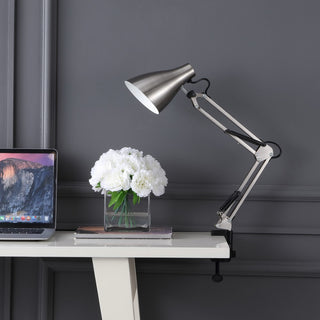 Odile 28.5" Classic Industrial Adjustable Articulated Clamp-On LED Task Lamp - JONATHAN Y