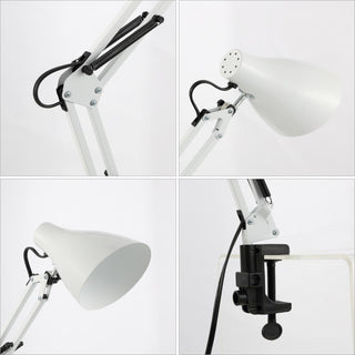 Odile 28.5" Classic Industrial Adjustable Articulated Clamp-On LED Task Lamp - JONATHAN Y