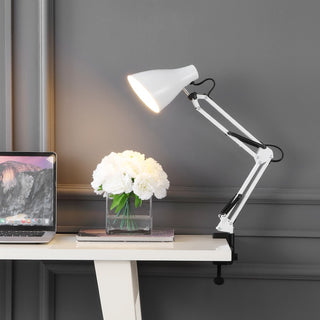 Odile 28.5" Classic Industrial Adjustable Articulated Clamp-On LED Task Lamp - JONATHAN Y