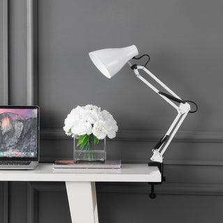Odile 28.5" Classic Industrial Adjustable Articulated Clamp-On LED Task Lamp - JONATHAN Y