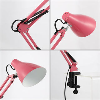 Odile 28.5" Classic Industrial Adjustable Articulated Clamp-On LED Task Lamp - JONATHAN Y