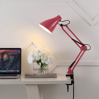 Odile 28.5" Classic Industrial Adjustable Articulated Clamp-On LED Task Lamp - JONATHAN Y
