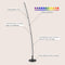 Malthe 71" Modern Contemporary Aluminum/Iron Arc Integrated LED Floor Lamp