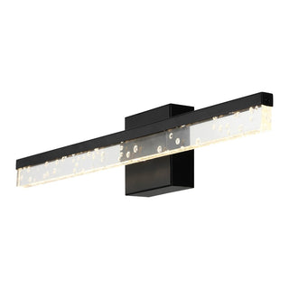 Mario Modern Contemporary 360-Degree Rotatable Iron/Seeded Acrylic Integrated LED Vanity Light - JONATHAN Y