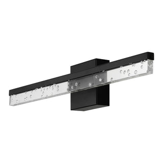 Mario Modern Contemporary 360-Degree Rotatable Iron/Seeded Acrylic Integrated LED Vanity Light - JONATHAN Y