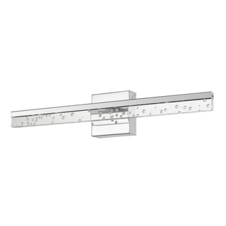 Mario Modern Contemporary 360-Degree Rotatable Iron/Seeded Acrylic Integrated LED Vanity Light