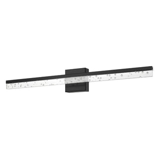 Mario Modern Contemporary 360-Degree Rotatable Iron/Seeded Acrylic Integrated LED Vanity Light