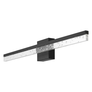 Mario Modern Contemporary 360-Degree Rotatable Iron/Seeded Acrylic Integrated LED Vanity Light