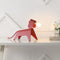 Rover 10" Modern Industrial Iron Canine LED Kids' Lamp