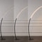 Enzo 68" Contemporary Minimalist Metal Arc Dimmable Integrated LED Floor Lamp