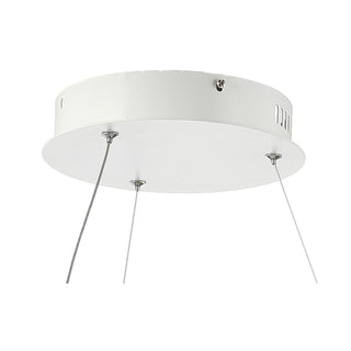 Baxter Modern Contemporary Aluminum Integrated LED Hoop Pendant - JONATHAN Y