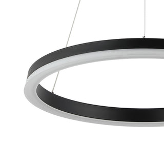 Baxter Modern Contemporary Aluminum Integrated LED Hoop Pendant