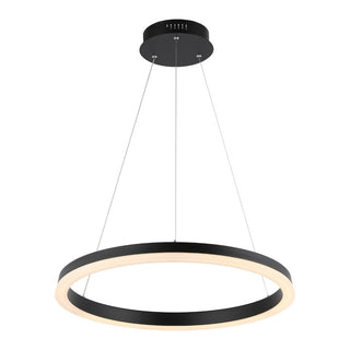 Baxter Modern Contemporary Aluminum Integrated LED Hoop Pendant