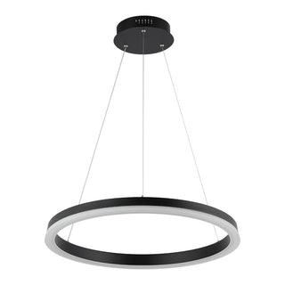Baxter Modern Contemporary Aluminum Integrated LED Hoop Pendant
