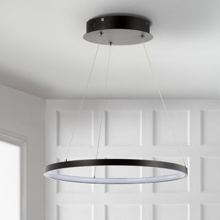 Brice  Modern Contemporary Iron Integrated LED Pendant - JONATHAN Y