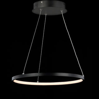 Brice  Modern Contemporary Iron Integrated LED Pendant - JONATHAN Y