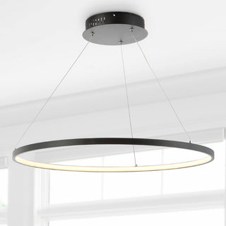 Brice  Modern Contemporary Iron Integrated LED Pendant - JONATHAN Y
