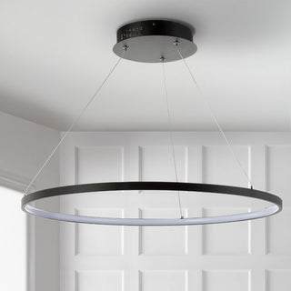 Brice  Modern Contemporary Iron Integrated LED Pendant - JONATHAN Y