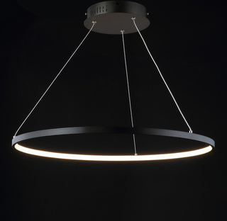 Brice  Modern Contemporary Iron Integrated LED Pendant - JONATHAN Y