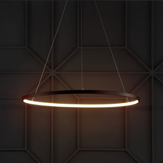 Brice  Modern Contemporary Iron Integrated LED Pendant - JONATHAN Y