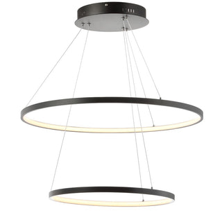 Brice  Modern Contemporary Iron Integrated LED Pendant - JONATHAN Y