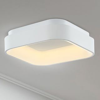 Rafael 17.7" Integrated LED Metal Flush Mount Ceiling Light - JONATHAN Y