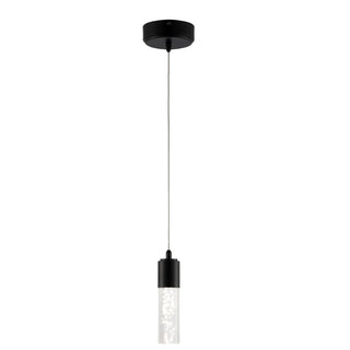Bolha 4.75" Bubble Acrylic/Iron Modern Minimalist Integrated LED Pendant - JONATHAN Y