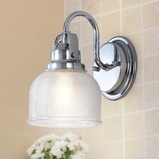 Virginia Metal/Glass LED Vanity Light - JONATHAN Y