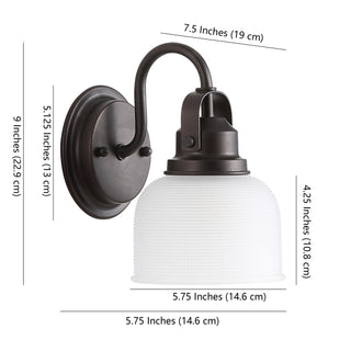 Virginia Metal/Glass LED Vanity Light