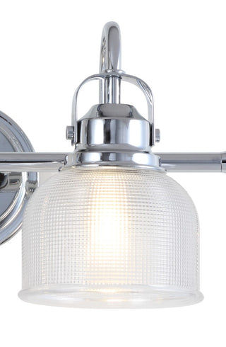 Virginia Metal/Glass LED Vanity Light - JONATHAN Y