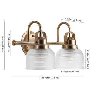 Virginia Metal/Glass LED Vanity Light