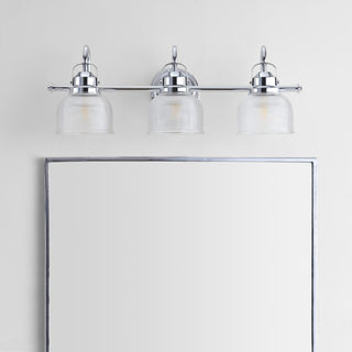 Virginia Metal/Glass LED Vanity Light - JONATHAN Y