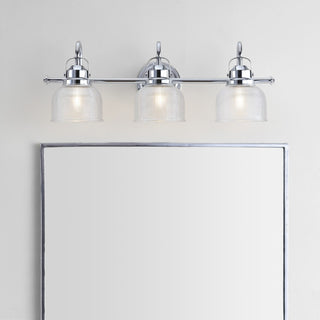 Virginia Metal/Glass LED Vanity Light - JONATHAN Y