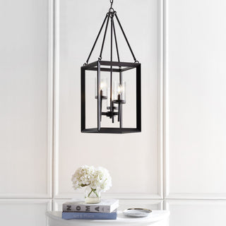 Anna 12" Metal/Glass LED Pendant - JONATHAN Y