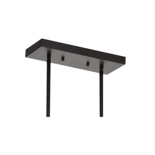 Anna 38.5" Linear Metal/Glass LED Pendant - JONATHAN Y
