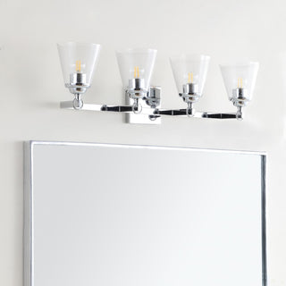 Marion Hurricane Metal/Glass Vanity