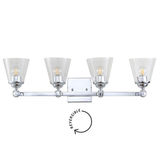 Marion Hurricane Metal/Glass Vanity