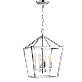 Pagoda Lantern Metal LED Pendant - JONATHAN Y