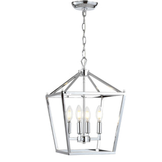 Pagoda Lantern Metal LED Pendant - JONATHAN Y