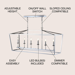 Pagoda Lantern Metal LED Pendant