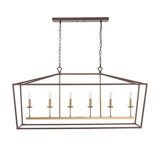Pagoda Lantern Metal LED Pendant