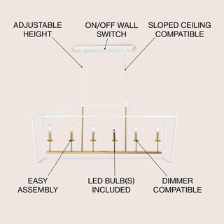 Pagoda Lantern Metal LED Pendant