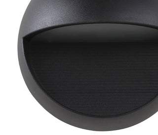 Orbe 6.25" Outdoor Metal/Glass Integrated LED Wall Sconce - JONATHAN Y