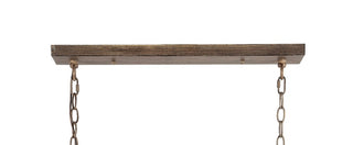 Magnolia 8.13" Adjustable Iron Rustic Farmhouse LED Pendant - JONATHAN Y