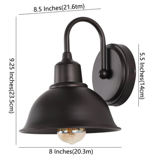 Frisco Farmhouse Industrial Iron LED Vanity - JONATHAN Y