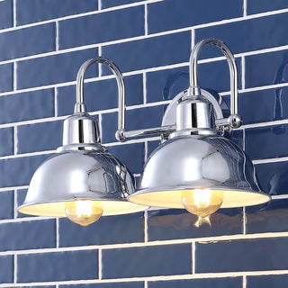 Frisco Farmhouse Industrial Iron LED Vanity - JONATHAN Y