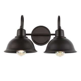 Frisco Farmhouse Industrial Iron LED Vanity - JONATHAN Y