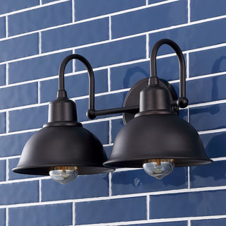 Frisco Farmhouse Industrial Iron LED Vanity - JONATHAN Y