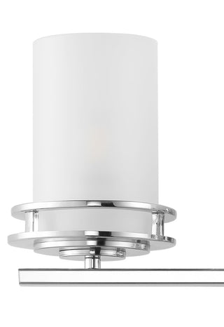 Fairfax Metal/Frosted Glass Contemporary Glam LED Vanity Light - JONATHAN Y