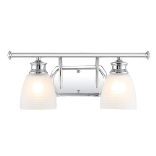 Beverly Metal/Glass Contemporary Modern LED Vanity Light - JONATHAN Y